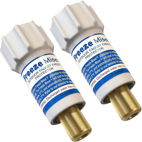 Freeze Miser Outdoor Faucet Protector - Best Float Valve